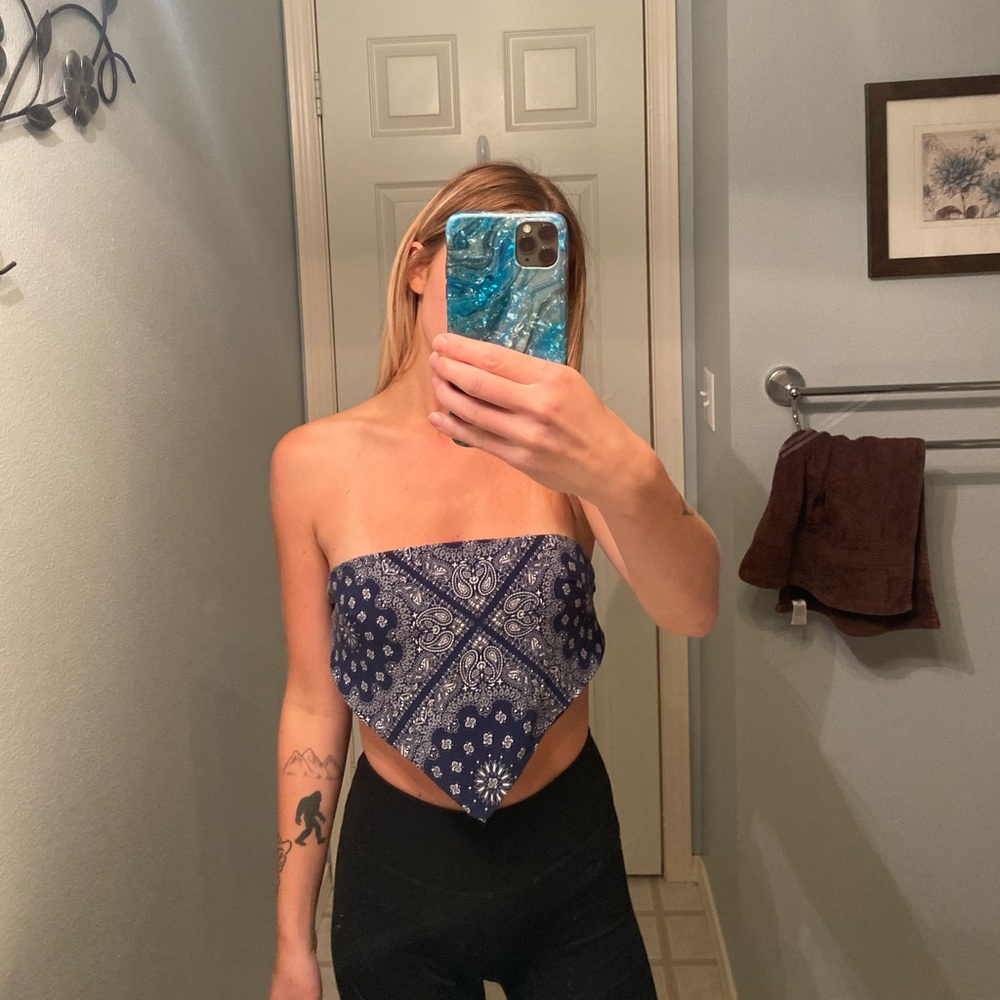 Bandana Crop Top